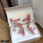 Jimmy Choo Heel 10.5cm PVC Mules Pink with Crystal Stud Embellishment 2021