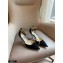 Jimmy Choo Heel 8.5cm TALIKA Pumps Suede Black with Ankel Strap and Crystal Chain 2021