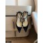 Jimmy Choo Heel 8.5cm TALIKA Pumps Suede Black with Ankel Strap and Crystal Chain 2021