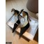 Jimmy Choo Heel 8.5cm TALIKA Pumps Suede Black with Ankel Strap and Crystal Chain 2021