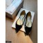 Jimmy Choo TRUDE Flats Suede Black with Crystal Chain 2021