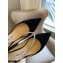 Jimmy Choo TRUDE Flats Suede Black with Crystal Chain 2021