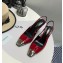 Saint Laurent Heel 9cm Blade Slingback Pumps in Patent Leather Red 2021