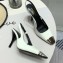 Saint Laurent Heel 9cm Blade Slingback Pumps in Patent Leather White 2021