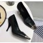 Saint Laurent Heel 9cm Blade Pumps in Leather Black 2021