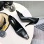 Saint Laurent Heel 9cm Blade Pumps in Leather Black 2021