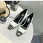 Saint Laurent Heel 9cm Blade Pumps in Patent Leather White 2021