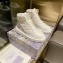 Dior Quilted Nylon D-Player Sneakers White/Gray 2021