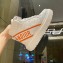 Dior Quilted Nylon D-Player Sneakers White/Orange 2021