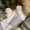 Dior Quilted Nylon D-Player Sneakers White/Orange 2021