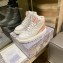Dior Quilted Nylon D-Player Sneakers White/Orange 2021