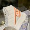 Dior Quilted Nylon D-Player Sneakers White/Orange 2021