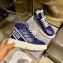 Dior Quilted Nylon D-Player Sneakers Navy Blue 2021