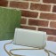 Gucci Diana Chain Wallet with Bamboo 658243 White 2021