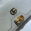 Gucci Diana Chain Wallet with Bamboo 658243 White 2021