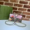 Gucci Padlock Mini Shoulder Bag 652683 Pink 2021