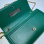 Gucci Diana Chain Wallet with Bamboo 658243 Green 2021