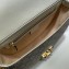 Gucci Padlock Small Crescent Shaped Shoulder Bag 644524 White 2021