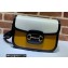 Gucci Horsebit 1955 Small Shoulder Bag 602204 Leather Orange/White/Black 2021