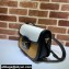 Gucci Horsebit 1955 Small Shoulder Bag 602204 Leather Orange/White/Black 2021
