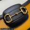 Gucci Horsebit 1955 Small Shoulder Bag 602204 Leather Orange/White/Black 2021