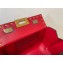 Valentino Rockstud Alcove Grainy Calfskin Box Bag Red 2021