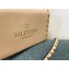 Valentino Rockstud Alcove Grainy Calfskin Box Bag Nude 2021
