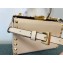 Valentino Rockstud Alcove Grainy Calfskin Box Bag Nude 2021