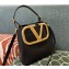 Valentino Supervee Calfskin Handbag Black 2021