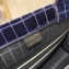 Dior Small Book Tote Bag in Crocodile-Effect Embroidered Velvet Blue 2021