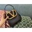 Valentino Supervee Calfskin Handbag Black 2021