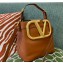 Valentino Supervee Calfskin Handbag Brown 2021