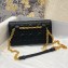 Dior Caro Belt Pouch with Chain Bag Black 2021