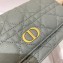 Dior Caro Belt Pouch with Chain Bag Gray 2021