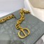 Dior Caro Belt Pouch with Chain Bag Gray 2021
