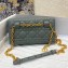 Dior Caro Belt Pouch with Chain Bag Gray 2021