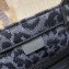 Dior Small Book Tote Bag in Gray Mizza Embroidery 2021