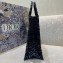 Dior Book Tote Bag in Gray Mizza Embroidery 2021