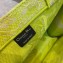 Dior Book Tote Bag in Toile de Jouy Reverse Embroidery Yellow 2021