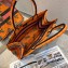Dior Small Book Tote Bag in Multicolor Dragon & Fire Embroidery Orange 2021
