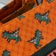 Dior Book Tote Bag in Multicolor Dragon & Fire Embroidery Orange 2021