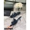 Alexander Wang Heel 5.5cm Jessie Padded Velour Crystal Logo Slide Sandals Black 2021Alexander Wang Heel 5.5cm Jessie Padded Velour Crystal Logo Slide Sandals Black 2021