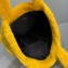 Prada Shearling Tote Bag 1BG130 Yellow 2021