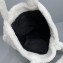 Prada Shearling Tote Bag 1BG130 White 2021