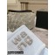 Alexander Wang Lana Padded Velour Crystal Logo Slippers Light Blue 2021