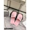 Alexander Wang Lana Padded Velour Crystal Logo Slippers Pink 2021
