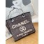 Chanel Mixed Fibers Deauville Small Shopping Tote Bag A67000 Black 2021