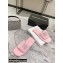 Alexander Wang Lana Padded Velour Crystal Logo Slippers Pink 2021