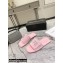 Alexander Wang Lana Padded Velour Crystal Logo Slippers Pink 2021