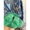 Balenciaga Fake Shearling Mallorca Sandals Green 2021